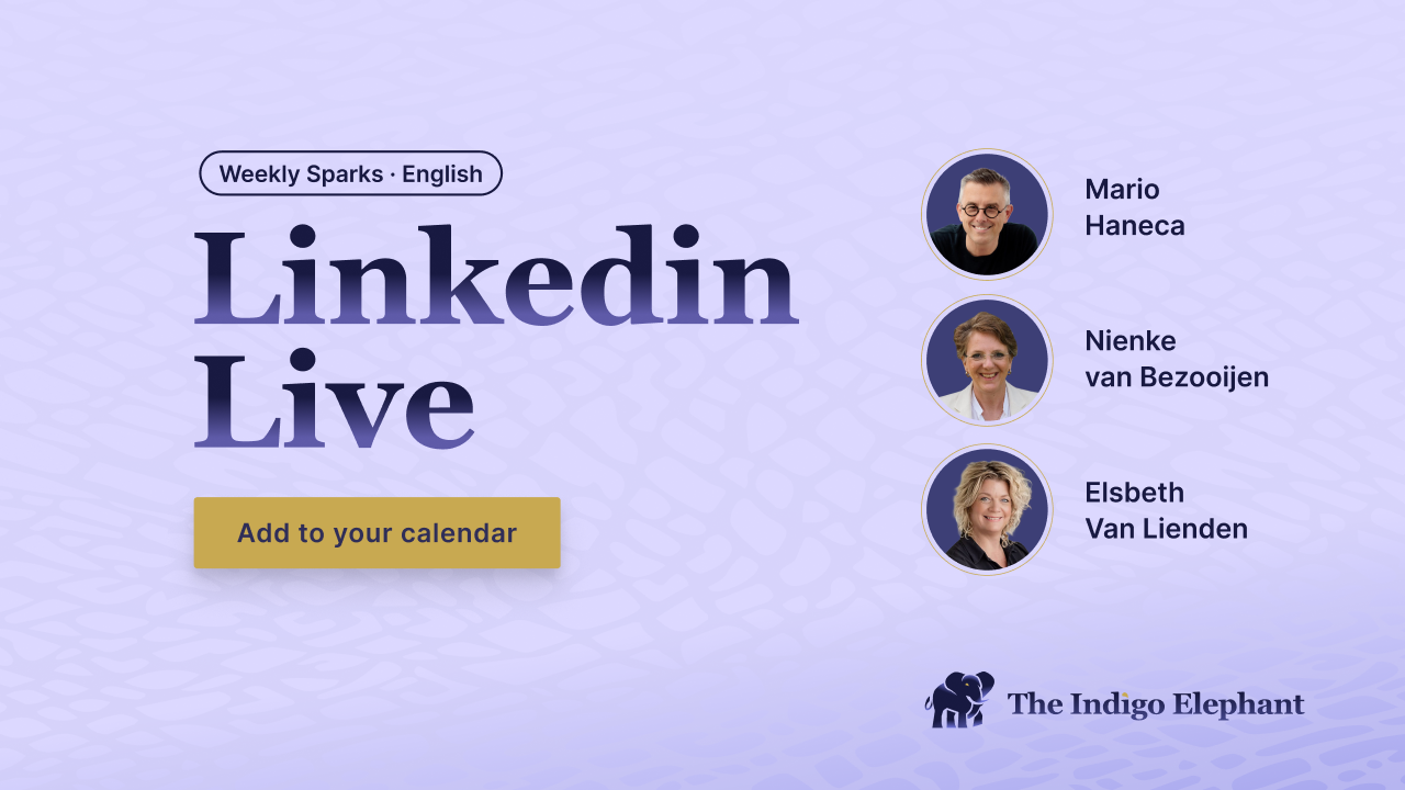 LinkedIn Live — Weekly Sparks with Mario Haneca, Nienke van Bezooijen and Elsbeth Van Lienden